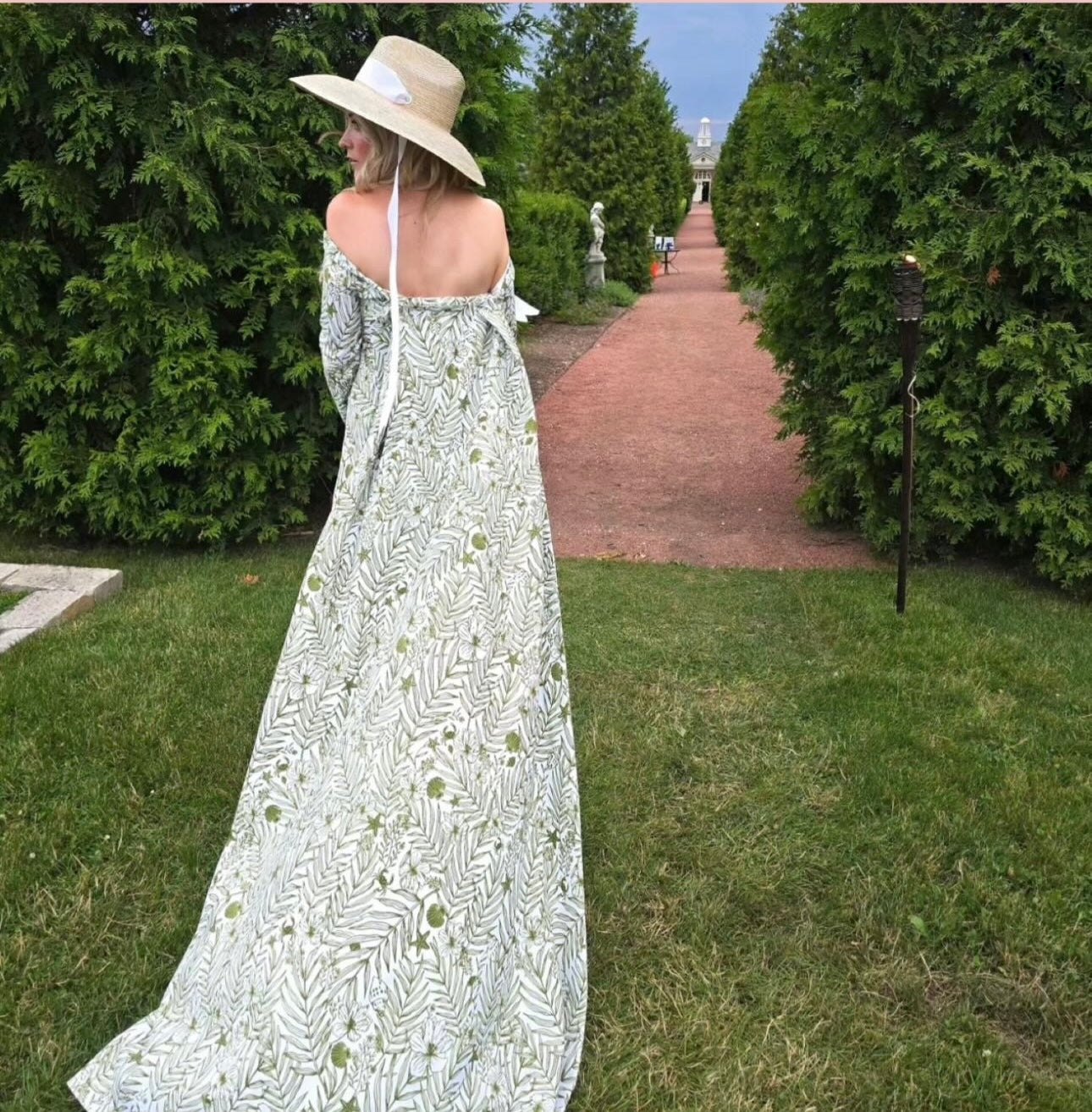 【超特価sale開催】  Ribbon Grosgrain Long White - Hat Sun Hollyhock – Bray Sarah ワンピース