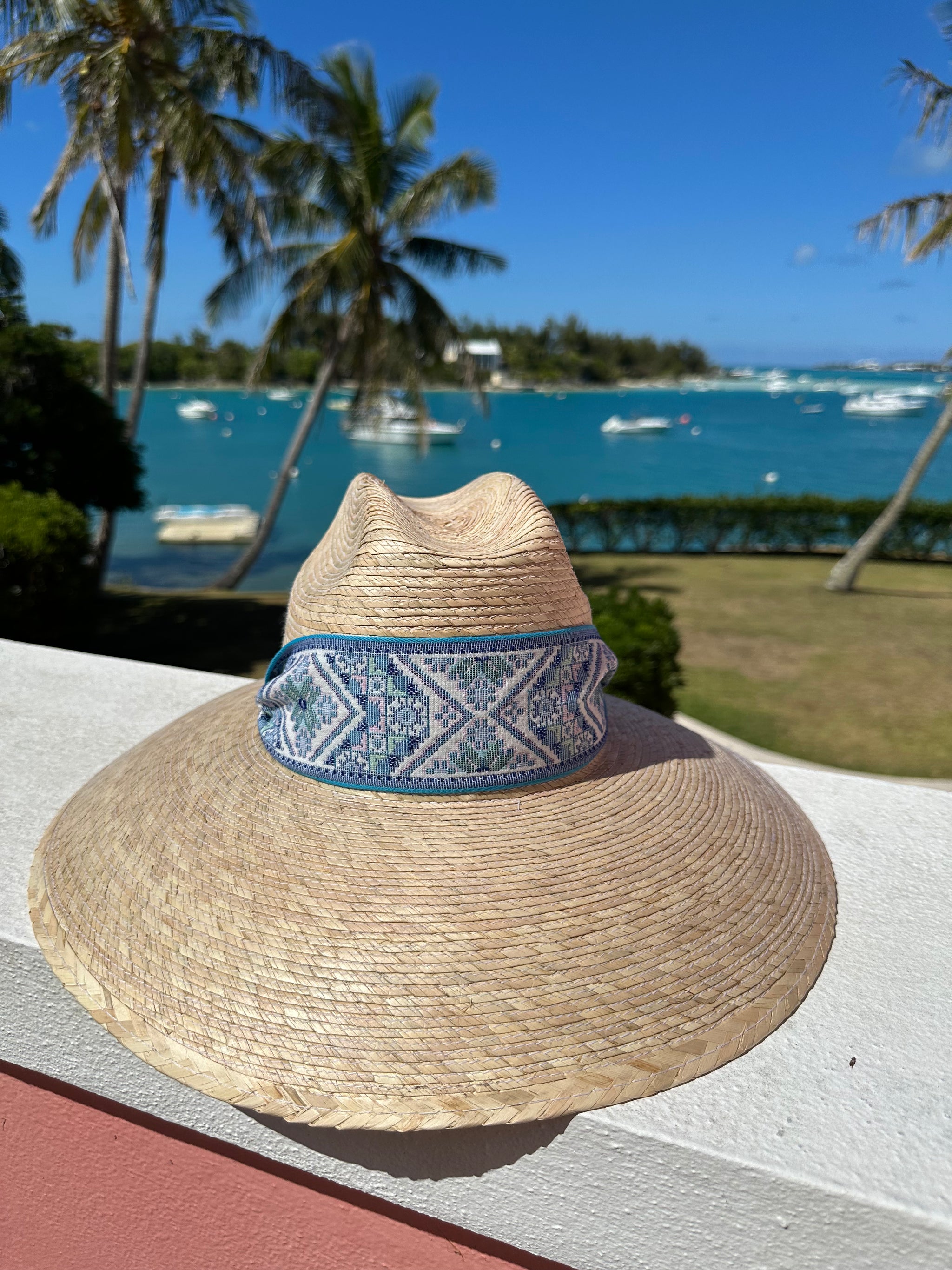 Vintage Embroidered Azure Ribbon - Short – Sarah Bray Bermuda