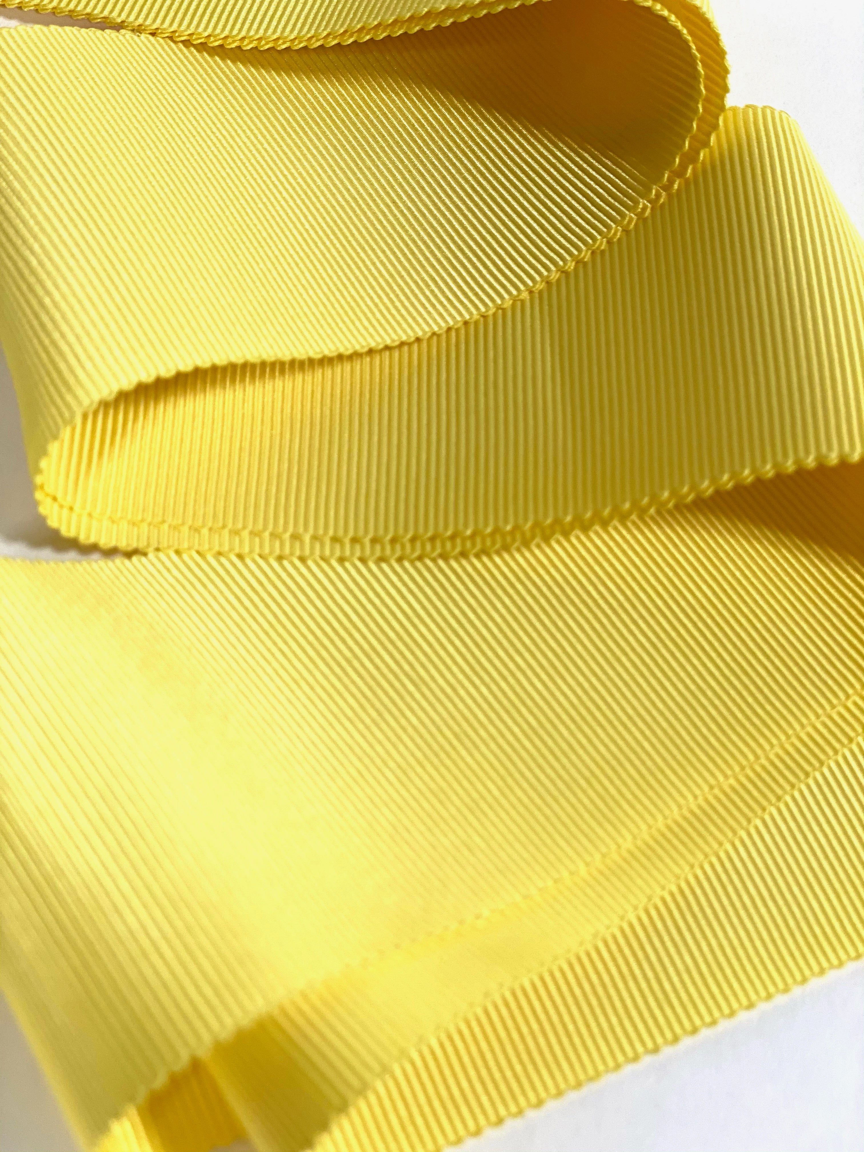 Sarah Bray Ric Rac Ribbon Yellow Grosgrain Ribbon - Long – Sarah Bray Bermuda