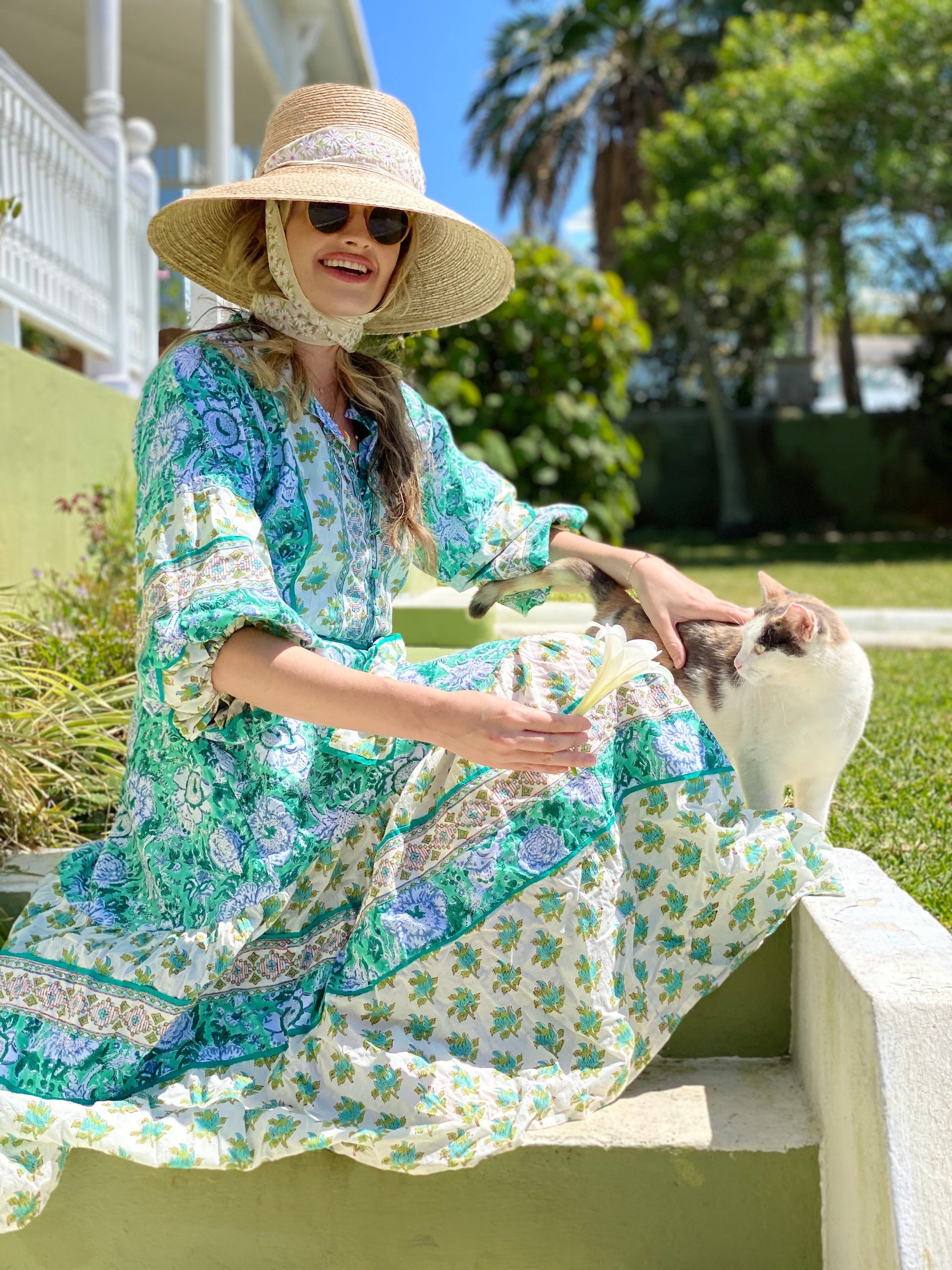 Sarah Bray Bermuda Wide Brim Straw Fedora Hat in Natural Sarah Bray Bermuda designs chic, eco-friendly fashion made  main image 3